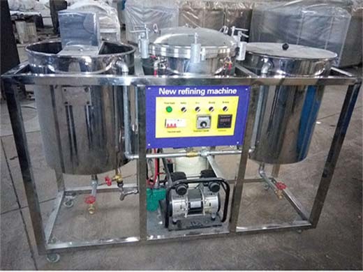Maquinaria para refinación de aceite de palma con fraccionamiento de El Salvador