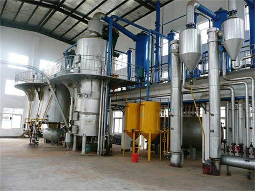 Prensa de aceite de semillas de una refinería de petróleo en Cuba