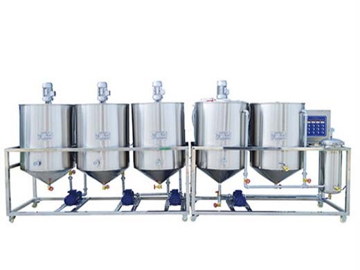 Máquina refinadora de aceite de palma crudo a gran escala y a bajo precio en Bolivia