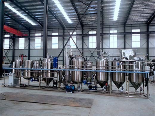 Máquina refinada de aceite de canola soja y girasol en África