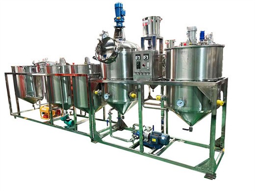 La planta refinadora de aceite de soja y girasol más vendida para la línea de producción de aceite